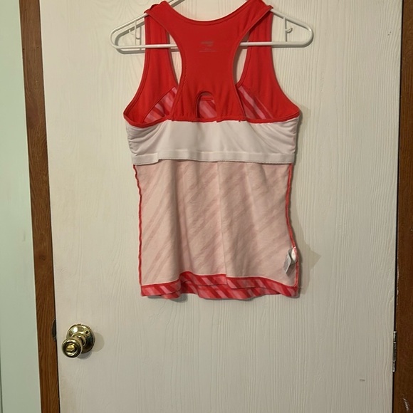 Women's Danskin Now Striped Racer Back Tank Top With Shelf Bra - Picture 7 of 8